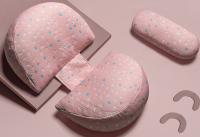 Almohada de embarazo en forma de U con soporte abdominal para dormir de lado dure el embarazo,Tamaño ajustable, extraible. - details 1
