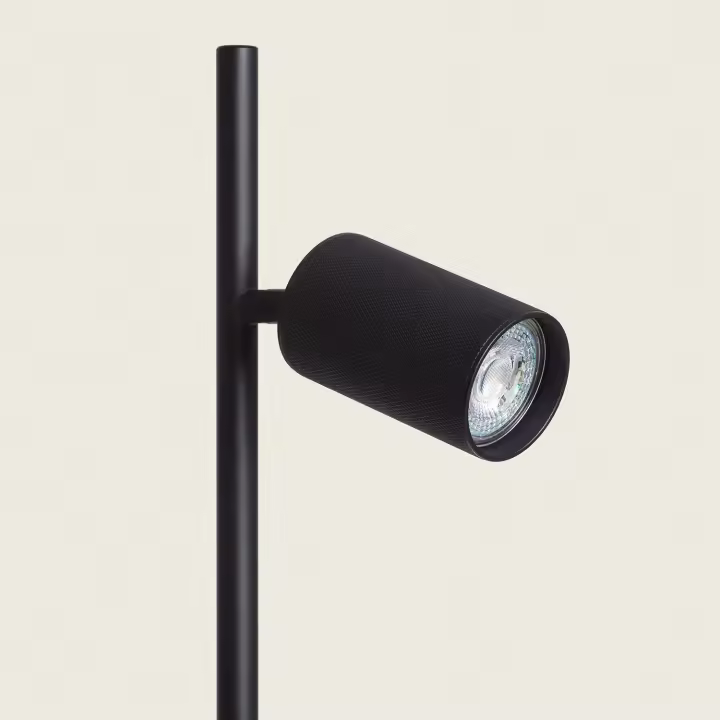 Ledkia Lámpara de Pie Aluminio Breixo Negro - 1