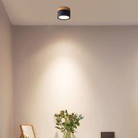 Spotlight LED De Techo Plano Iluminación Moderna Nórdica Madera Dimmer 5W 7W 9W 12W 15W Luz Interior Para Decoración De Interiores - details 9