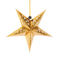 Estrella De Papel Para Decoración Navideña De 24 Pulgadas Lámpara De Árbol De Navidad 3D Colgante De Estrella De Ceilings - details 4