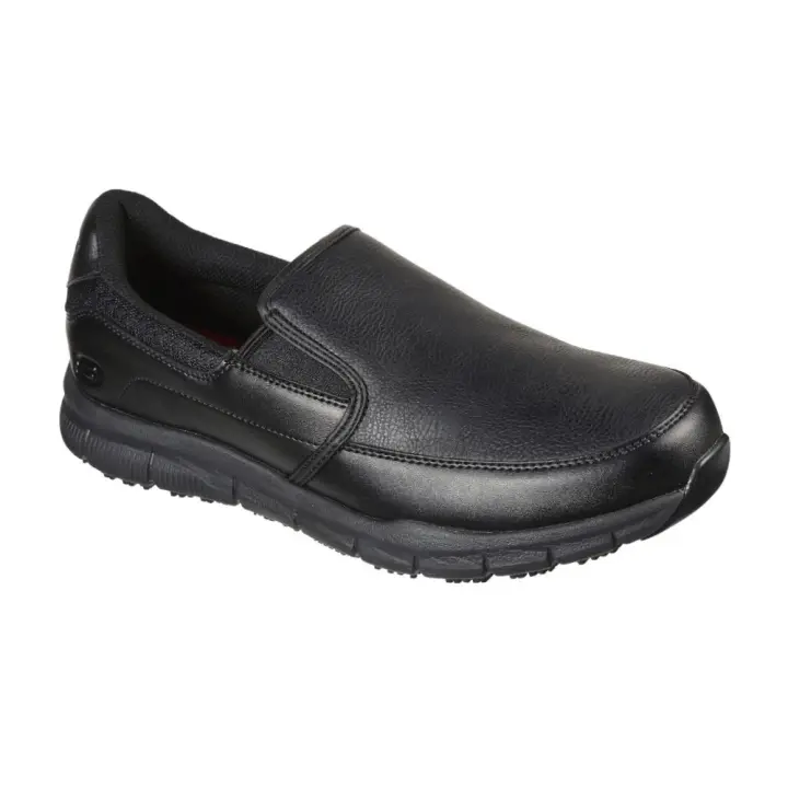 Deportivos Skechers Work Relaxed Fit: Nampa - Groton Sr Para Hombre En Color Negro - 1