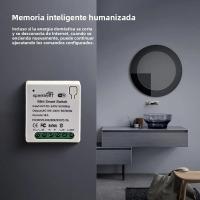 Interruptor Mini Inteligente WiFi Matter 16A Con Control Remoto Y Timer Doble Control Pasajero Desconexión Salida Compatible Con Szaoju - details 4