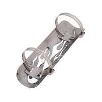 Protector De Calor Para Escape De Motocicleta Universal Cubierta De Hierro Metálico Negro/Plateado Adecuado Para Harley Honda Yamaha - details 5