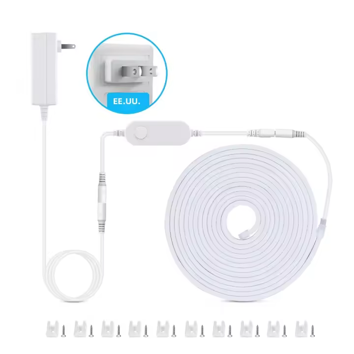 Tira De Luz LED COB Neón 10M 5M DC24V Control Inalámbrico Tuya Smart WiFi Dimmable Para Decoración De Habitaciones Y Armarios - 1