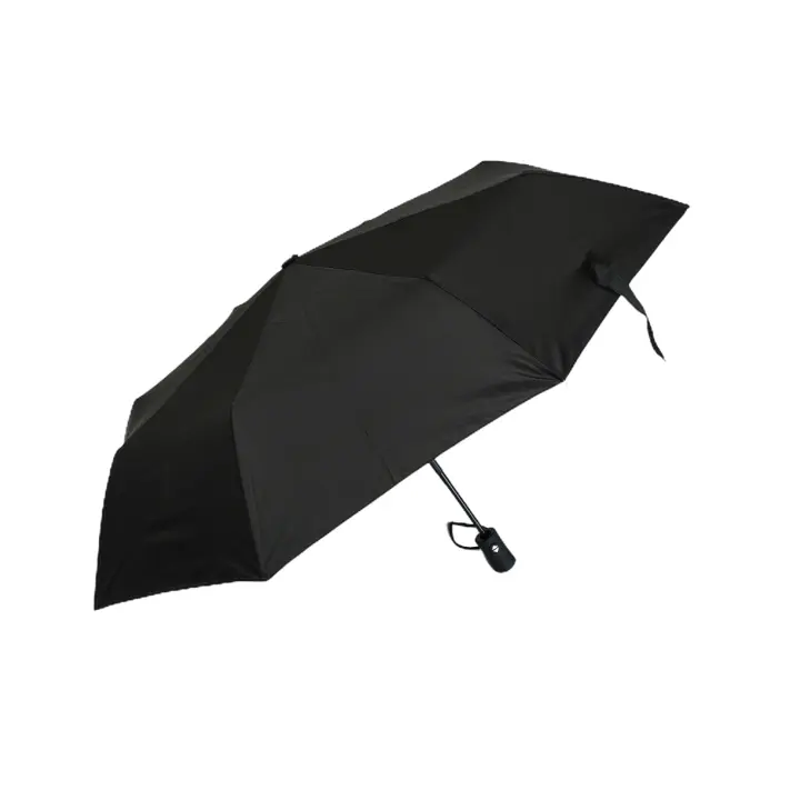 Meishida-Paraguas Negro Automático 60cm: Anti-viento, Ideal para Viajes, Ligero y Compacto - 1