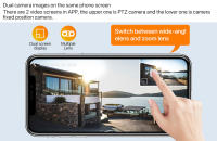 Cámara IP 4G Con Doble Lente Y Visión Nocturna Para Monitor De Bebé Interior Seguridad CCTV Detección De Humanos Cámara De Video Bidireccional Protección De Seguridad - details 3