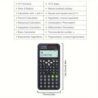 Calculadora Científica Multifuncional FC-991 ES plus Con 417 Funciones Diseñada Economicamente Para Exámenes Estudiantiles Y Matemáticas - details 8