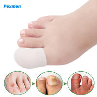 Pexmen 2/4Pcs Gel Capas Para Dedo Grande Prevenção De Callos Y Ampollas Protector De Dolor De Uñas Encarnadas Alivio Del Dolor De Pies - details 0
