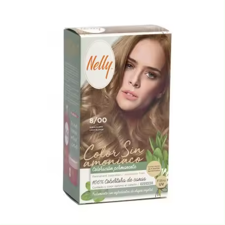 NELLY COLOR SIN AMONIACO 8/00 RUBIO CLARO - 1