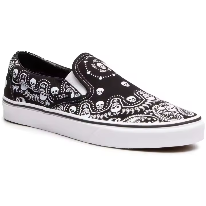 Calzado Sportswear marca Vans modelo Vn0A33Tbd9S1 para unisex en color (bandana) black/truewhite - 1