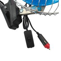 LILI HOME Ventilador de Coche 12v con Pinza 8” (20.32 cm) y  6” (15.24 cm) Enchufe para mechero de coche con cable de 1,2 metros. 🎨 Colores surtidos Equipado con una pinza robusta para fijarlo de manera segura en diferentes superficies, como los bor - details 5