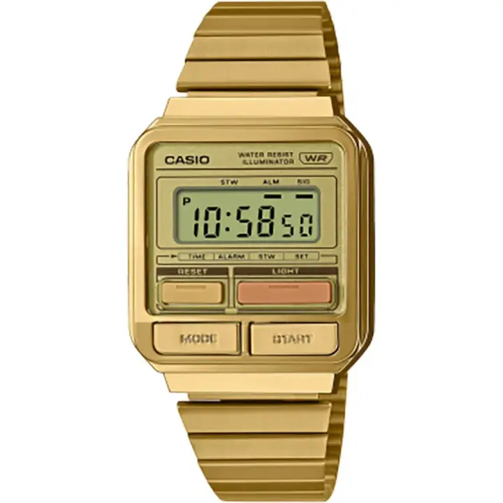 Casio Reloj A120weg-9aef Dorado Mujer - 1