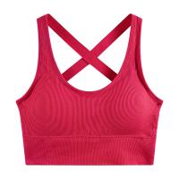 Top De Yoga Para Mujer Fitness Cropped Shockproof Deporte Sin Mangas Chaleco De Entrenamiento Sexy Espalda Cruzada Running Vest Material Nylon Spandex Secado Rápido Talla Verdadera - details 16