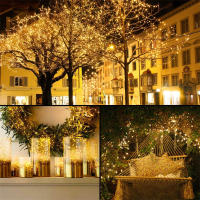 Luces De Garlanda Solar LED Exterior Impermeables Para Decoración De Bodas Y Fiestas Disponibles En 7 Longitudes (102M/52M/32m/22m/11m/7m) - details 10