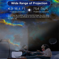 Proyector De Estrellas LED Luz Nocturna Galaxia Proyector Cielo Estrellado 360° Giratorio Planetario Para Decoración De Habitación Regalo Para Niños - details 10