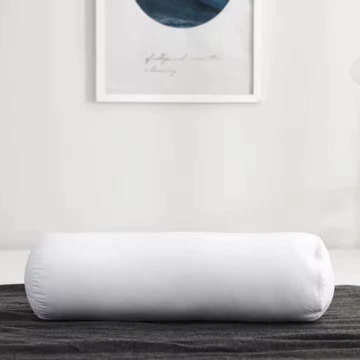 Funda De Almohada De Algodón En Forma De Cilindro Para Adultos Funda De Almohada Larga Con Cierre Redondo Para Colchón Cervical - 1