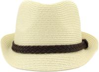 Sombrero de paja Unisex, Gorro Fedora Panamá, Borsalino, Trilby de Verano Ala Corta, Estilo Clásico Elegante, Moderno, Casual Talla única ajustable 57-58CM para Hombre Mujer Adulto - details 1