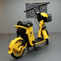 Bicicleta Eléctrica a Escala 1:8 Para Niños Modelo De Bicicleta Compartida De Aleación De Metal Con Neumáticos De Goma Y Luz Sonido Regalo Para Niños - details 18