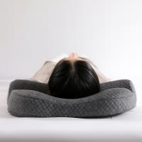 Almohada De Espuma De Memoria Ortopédica Almohada De Cuello Con Masaje Para Alivio Del Dolor Cervical Cojín Ergonómico Para Descanso Y Viajes - details 10