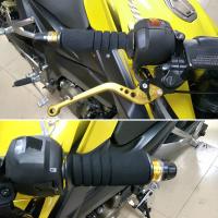 Cubierta De Manillar Universal Para Motocicleta 22mm Antivibración Antideslizante Almohadillas De Esponja Para Motocross Moto - details 1
