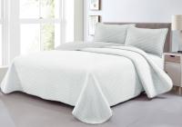 Colcha Bouti de Verano Reversible Lisa en Gris/Blanca   | Acolchada Fina y Termosellada | Incluye Fundas de Cojín Mommata - details 2