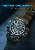 Reloj Deportivo De Estilo Militar G-Serie SANDA Para Hombres Resistente Al Choque Y Al Agua Con Pantalla Analógica Y Digital Relogios Electrónicos Para Hombre - details 2