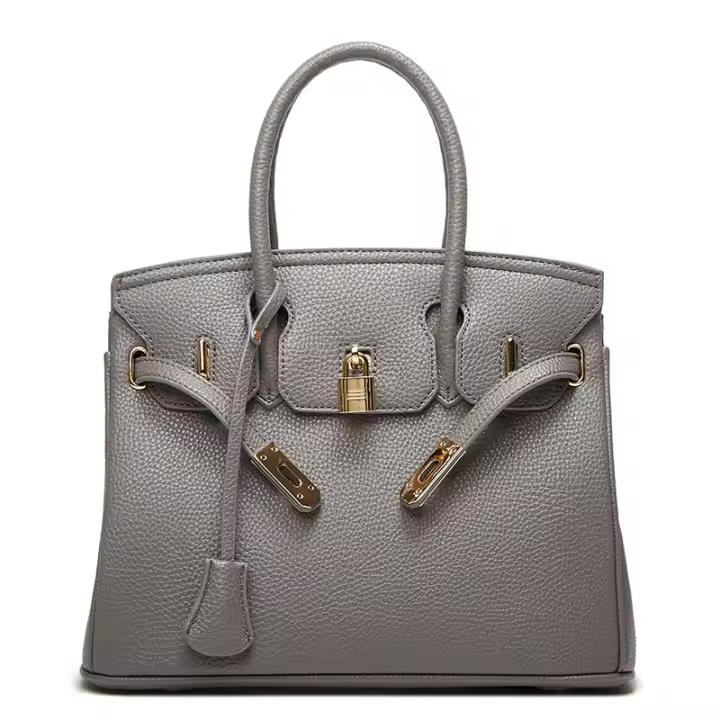 Bolsos de Mujer europeos y americanos, bolsos de Mujer con estampado de lichi Clásicos y de moda, Nuevos bolsos de Platinum para levar a mano, bolsos de Hombre para levar a mano, bolsos type bandolera - 1