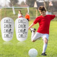 Protector De Pierna Para Fútbol 1 Pares De Protecciones De Tela De Esponja EVA Miniatura Antideslizante Y Absorbedora De Choques Para Entrenamiento De Fútbol - details 3