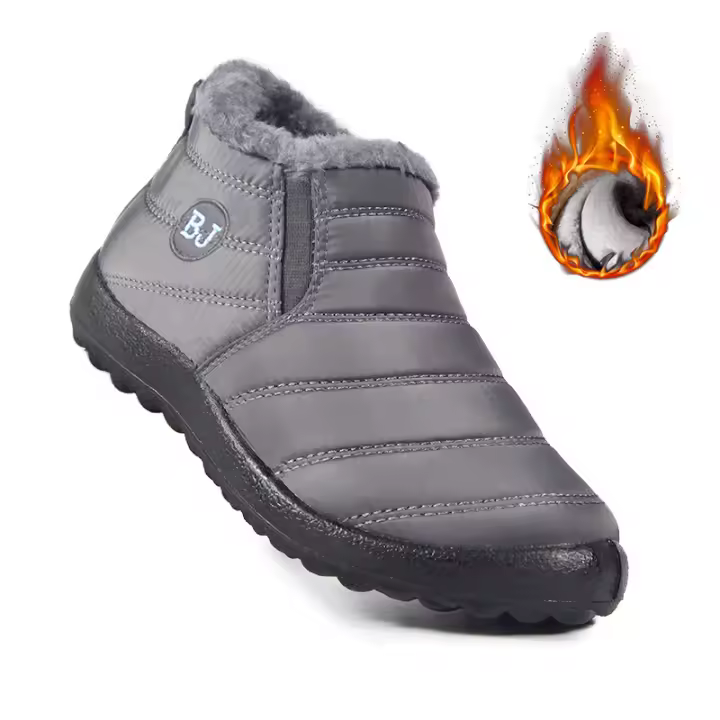 MOV-Botas De Nieve Para Mujer Botines De Invierno Con Plush Impermeables Y Antideslizantes Zapatos De Plataforma Unisex Con Tacón Bajo - 1