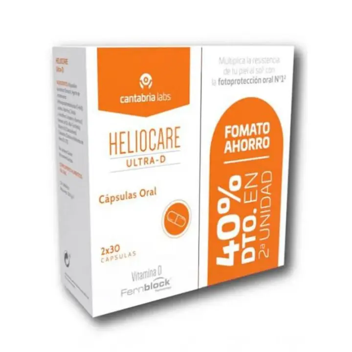 Heliocare Ultra D Pack Duplo 30+30 Cápsulas - 1