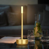 Lámpara De Mesa LED Recargable Por USB Con Interruptor Táctil Lámpara Decorativa Para El Hogar Luz De Ambiente Para Bar Lámpara Creativa Para La Cama - details 16