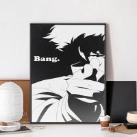 Póster Anime Cowboy Bebop C-Cowboy Estilo Vintage Para Decoración De Pared Habitación Estudio Sin Marco Papel Kraft - details 8