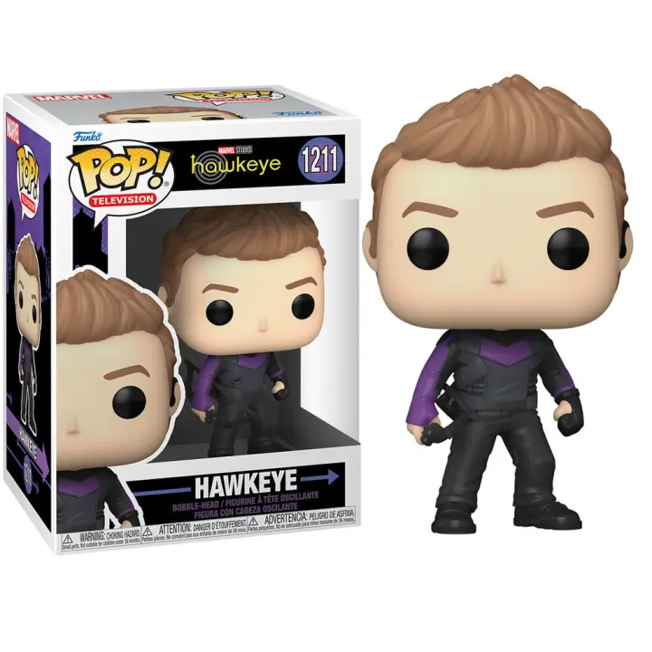 Figura Pop Marvel Hawkeye Hawkeye-Figura de Vinilo Coleccionable - Idea de Regalo- Mercancia Oficial - Juguetes para Niños y Adultos - Movies Fans - Muñeco para Coleccionistas y Exposición - 1