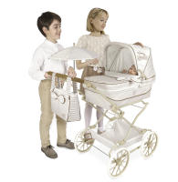 Decuevas Toys - Coche REBORN plegable para muñecas de hasta 55 cm  Regalo ideal para niñas  Incluye sombrilla y accesorios - details 1