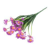 Bouquet De Flores Artificiales De Margarita Blanca Para Decoración De Hogar Y Jardín Estilo Seda Para Bodas Y Fiestas - details 17