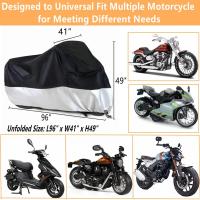 Cubierta Protectora Para Motocicleta Impermeable Y Anti-Polvo UV Prueba De Sol Para Exterior E Interior Cubierta De Protección Para Bicicleta Y Scooter - details 3