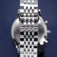 Reloj Hombre - Cronógrafo de Cuarzo Suizo, Caja 42mm Acero Inoxidable, Correa Acero/Piel - Modelo AR1863 - details 3