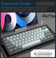 Teclado Mecánico De Juego E-YOOSO Hz-61 RGB USB Mini 8K Con Interruptores Magnéticos Y Cable Desmontable Para PC Y Laptop 61 Teclas - details 2