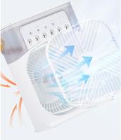 Ventilador de aire acondicionado portátil, minienfriador de aire evaporativo, con luces Led de 7 colores, temporizador de 1/2/3 horas, 3 velocidades de viento. - details 3