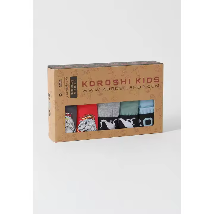 Koroshi Pack 5 calzoncillos boxer para niño - 1