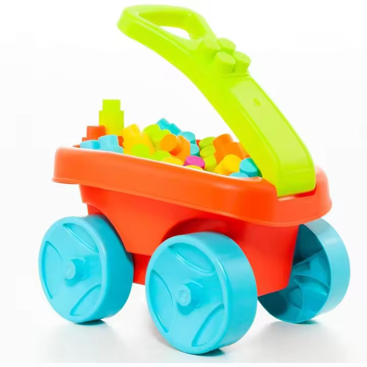 MOLTO  Carrito con 20 Bloques  Juego de Bloques Blandos  Vagón Bloques de Construcción  Juguetes Sensoriales para Bebes  Juguetes Educativos para Niños  +6 Meses (23460) - 1