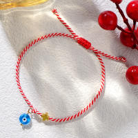 Pulsera De Cristal Martis Primavera 2024 Shinus Con Ojo De Mal Dicho Y Cruz Griega Para Mujer Joyería Discreta Regalo De Cumpleaños - details 4