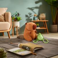 Muñeco De Peluche Capybara Serie Verano Juguete Suave De Anime Regalo De Navidad Y Acción Para Niños Y Adultos Unisex - details 1