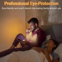 Luz De Lectura Portátil Para El Cuello Con 4 LED Recargable USB 3 Colores Lámpara Nocturna Para Costura Tejer Camping Reparación - details 6