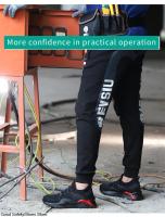 Zapatos De Seguridad Para Hombre Botas De Trabajo Con Punta De Acero Antipinchazos Ligeros Como Zapatillas Botas De Construcción - details 16