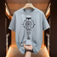 Camiseta Vintage Viking Para Hombre Primavera Verano Casual Diario Cotton Ligera Con Estampado Comoda Top Para Exterior Y Hogar - details 5