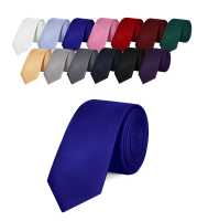 Ociodual OcioDual Corbata Azul Electrico, Corbata Hombre, Clásica, Elegante para Celebraciones, Eventos, Corbatas Bodas, Fiestas, Empresarios, Corbatas de Hombre para Regalo, Unisex, Mens Tie - details 2