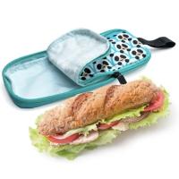 FRIENDS- Porta Bocadillos, portabocadillos infantil, bolsa para bocadillos, bolsa Infantil, bolsa para almuerzo, Termoinsulado, Reutilizable, bolsa reutilizable, PORTABOCADILLOS ENROLLABLE ZIPPER ROLL FIRENDS - details 2