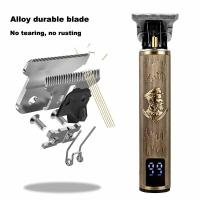 Afeitadora Eléctrica T9 Con Pantalla LCD Trimmer De Cabello Para Hombres Afeitadora Rápida Recargable Para Viajes Y Uso Doméstico - details 5