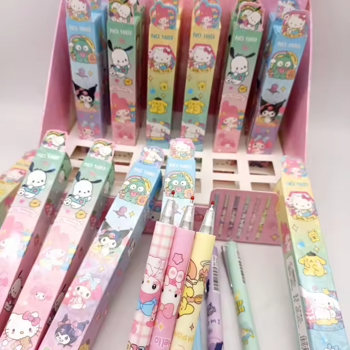 Nuevo Bolígrafo De Gel Sanrio Con Aromaterapia Y Dibujo Lindo Caja Sorpresa Para Estudiantes 0.5mm Plástico No Erasable - 1